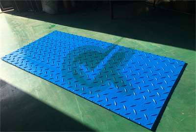 3/4 Inch tan ground access mats 60 T load capacity